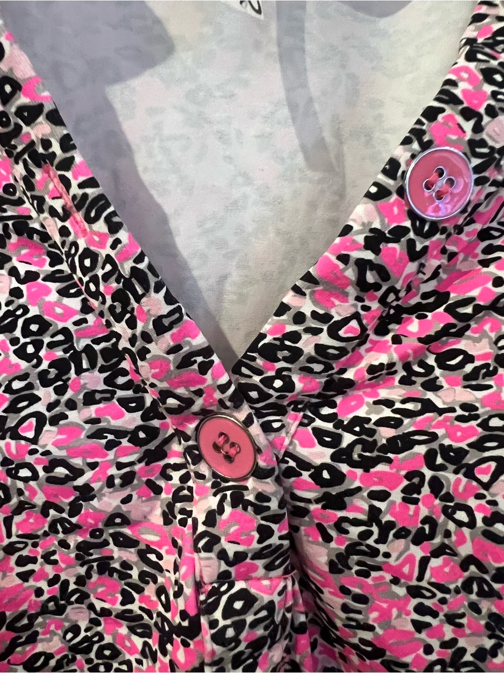 Lulu-B Pink and Black Floral Pullover Tunic Dress 1X - Picture 3 of 6